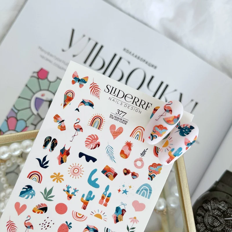 Slider.RF summer nail decals / sliders 377