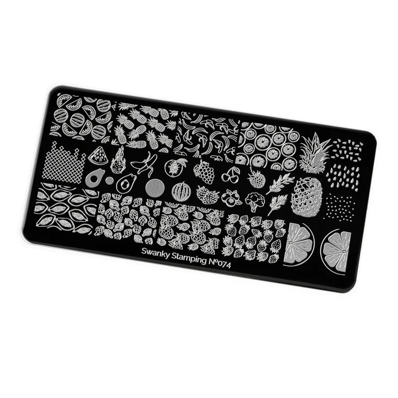 Swanky Stamping Fruit nail stamping plates 074