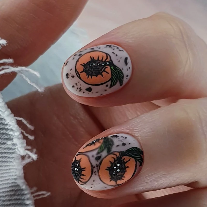 Swanky Stamping Fruit nail stamping plates 074