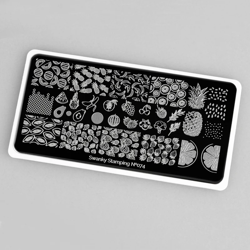 Swanky Stamping Fruit nail stamping plates 074
