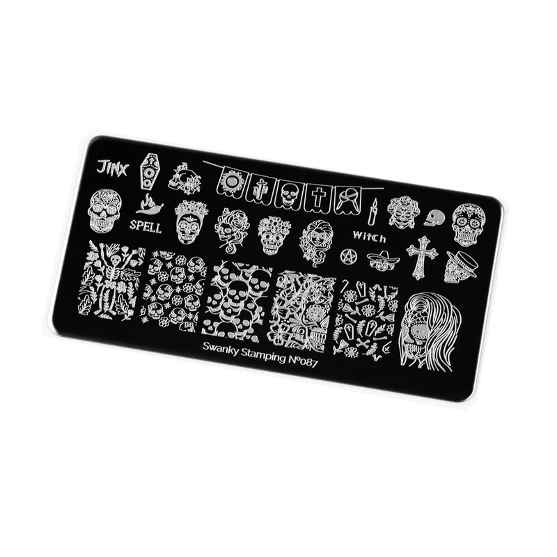 Swanky Stamping Halloween nail stamping plates 087
