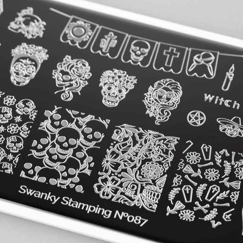 Swanky Stamping Halloween nail stamping plates 087