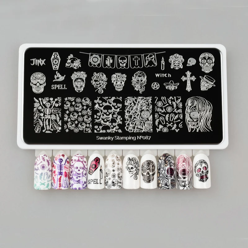 Swanky Stamping Halloween nail stamping plates 087