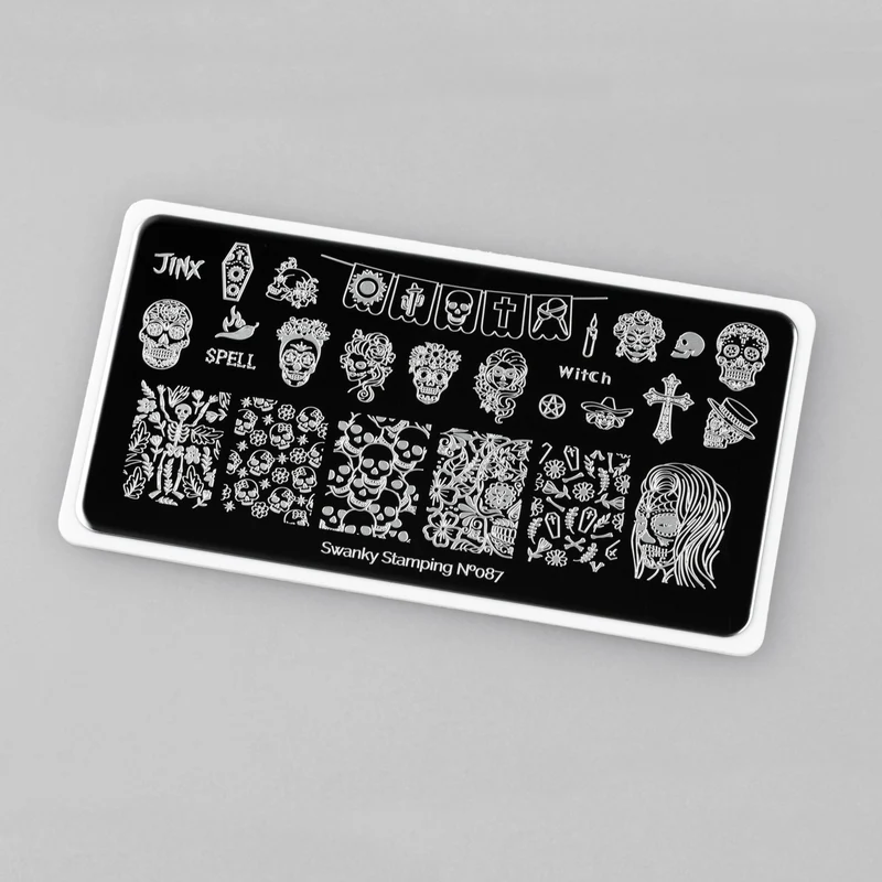 Swanky Stamping Halloween nail stamping plates 087