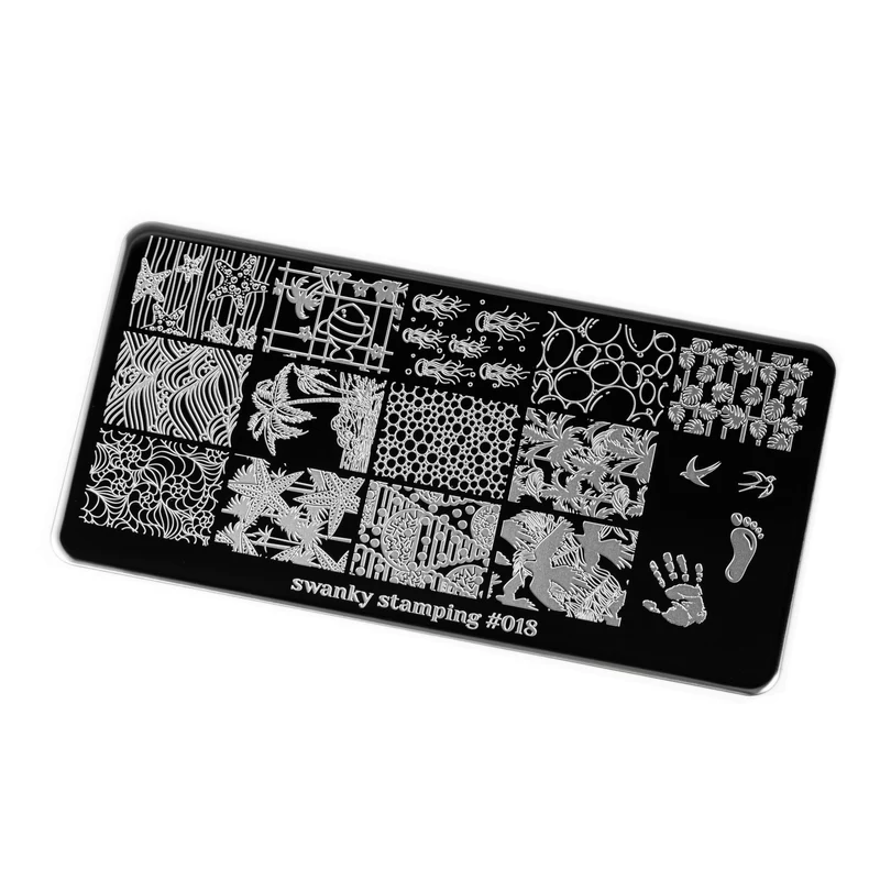 Swanky Stamping summer nail stamping plates 018