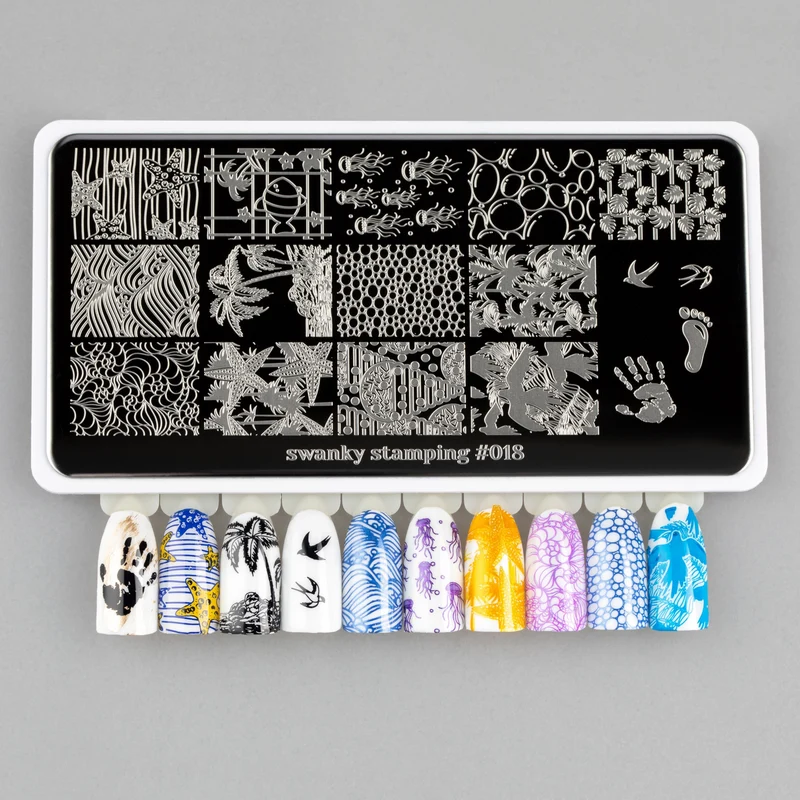 Swanky Stamping summer nail stamping plates 018