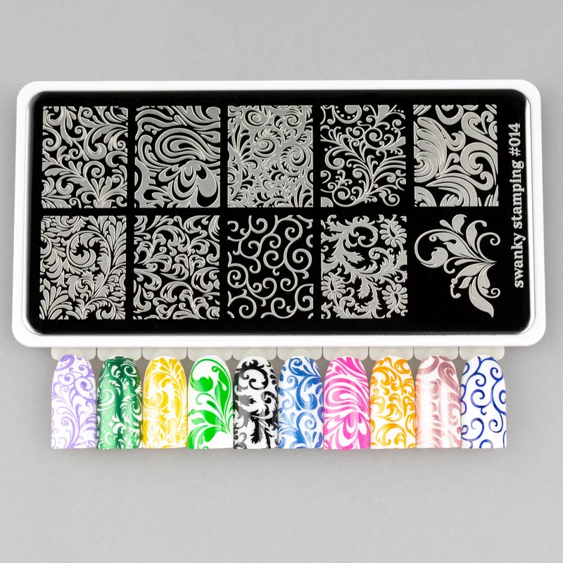 Swanky Stamping pattern nail stamping plates 014