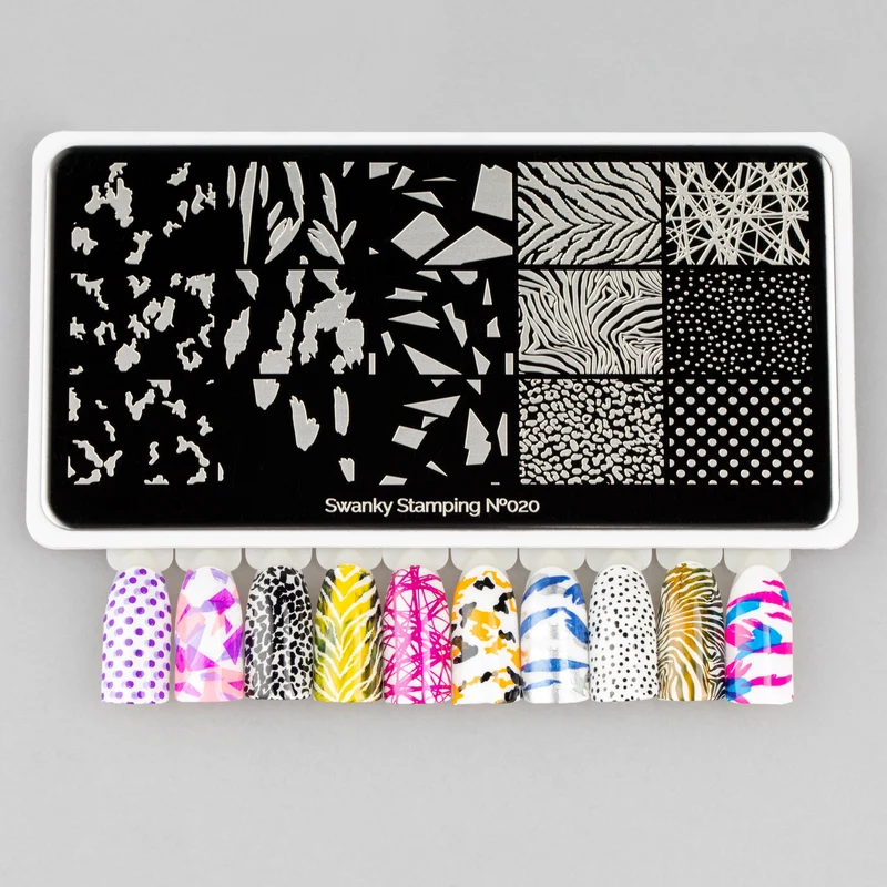 Swanky Stamping pattern nail stamping plates 020