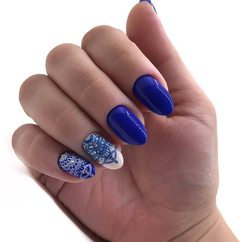 Swanky Stamping polish, neon blue S19