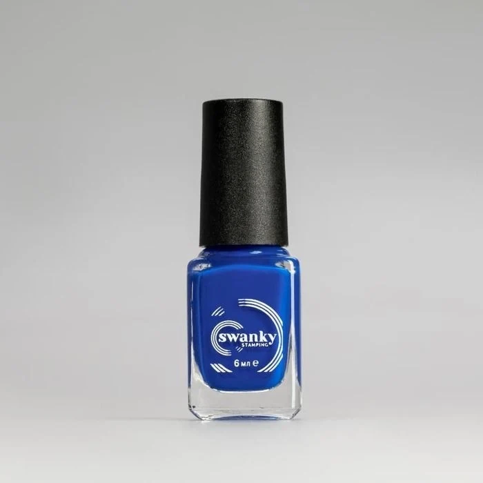 Swanky Stamping polish, neon blue S19