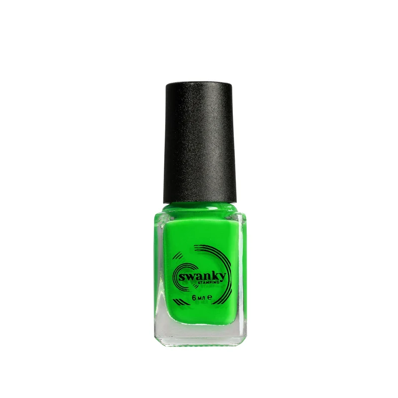Swanky Stamping polish, neon green S20