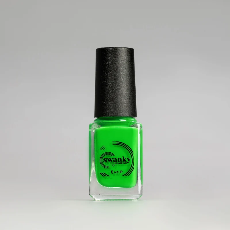 Swanky Stamping polish, neon green S20