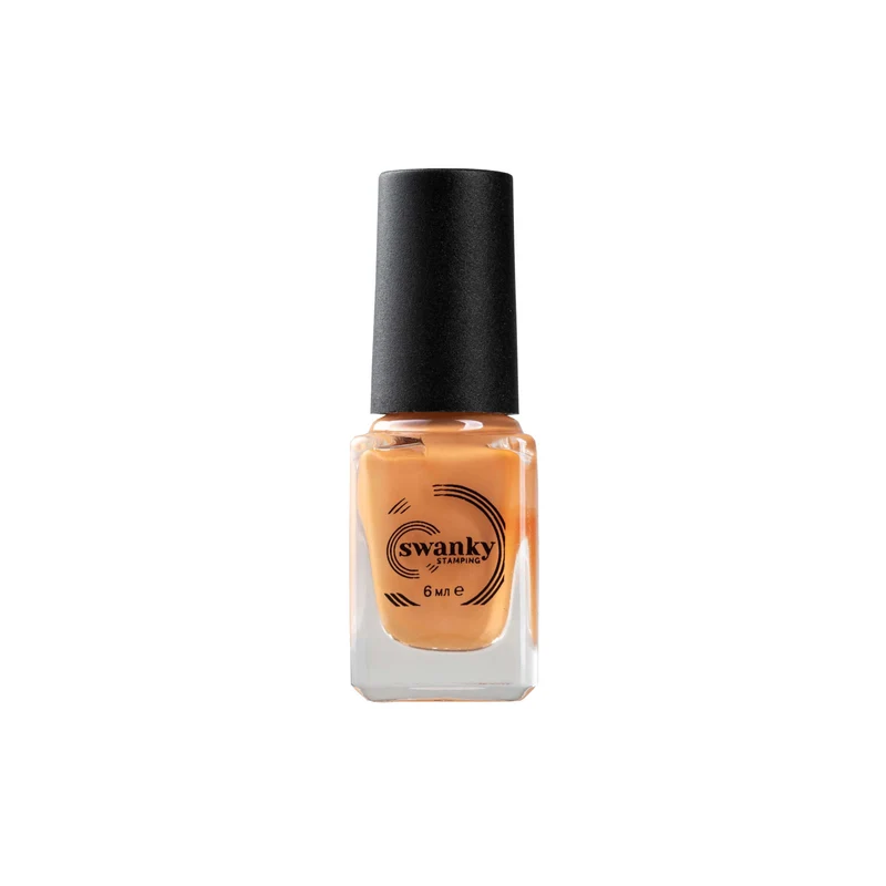 Swanky Stamping polish, creamy orange S44