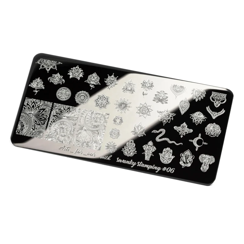 Swanky Stamping sacred geometry nail stamping plates 06