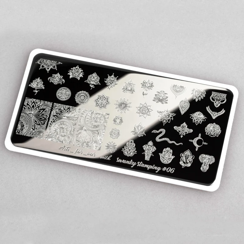 Swanky Stamping sacred geometry nail stamping plates 06