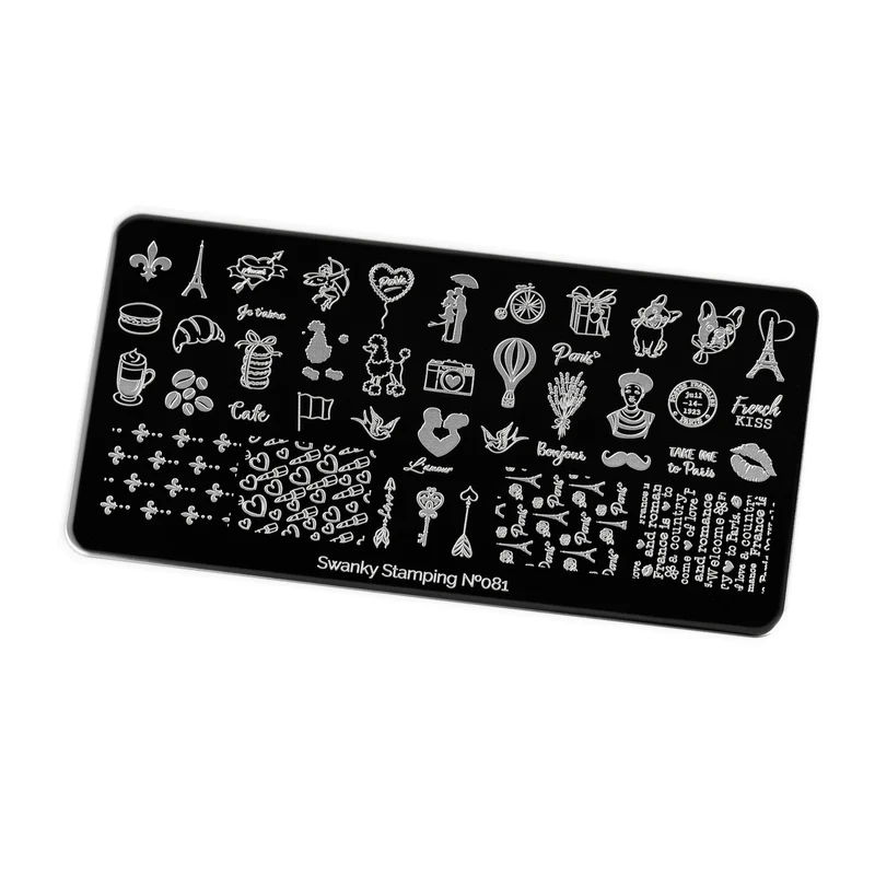 Swanky Stamping Parris nail stamping plates 081