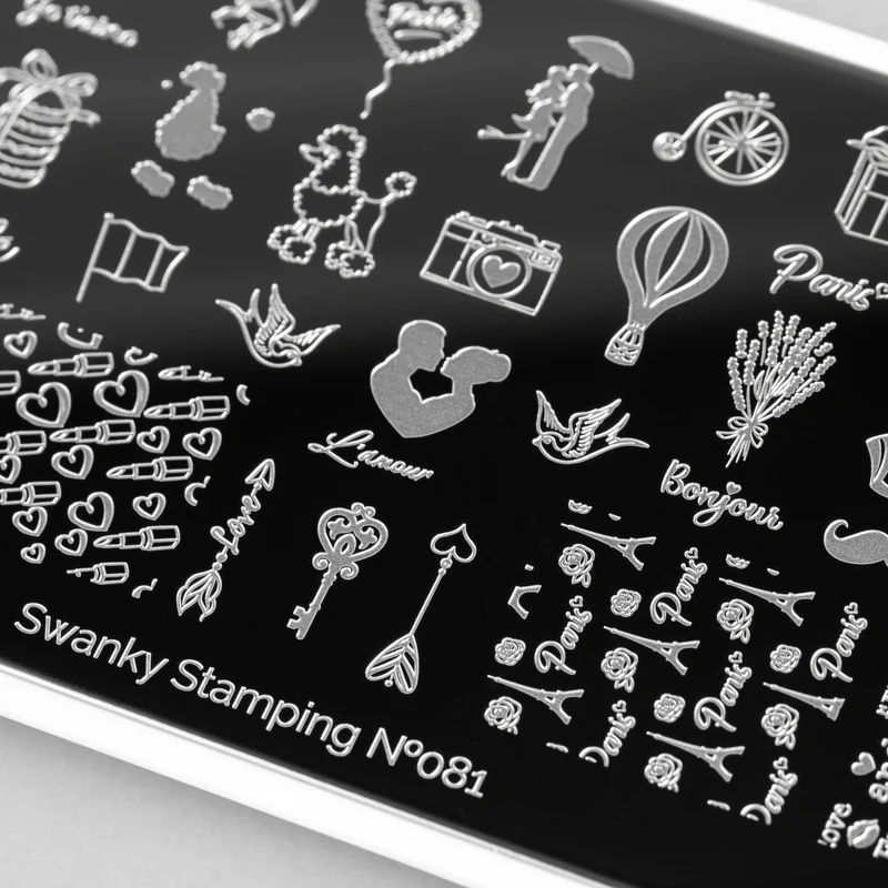Swanky Stamping Parris nail stamping plates 081