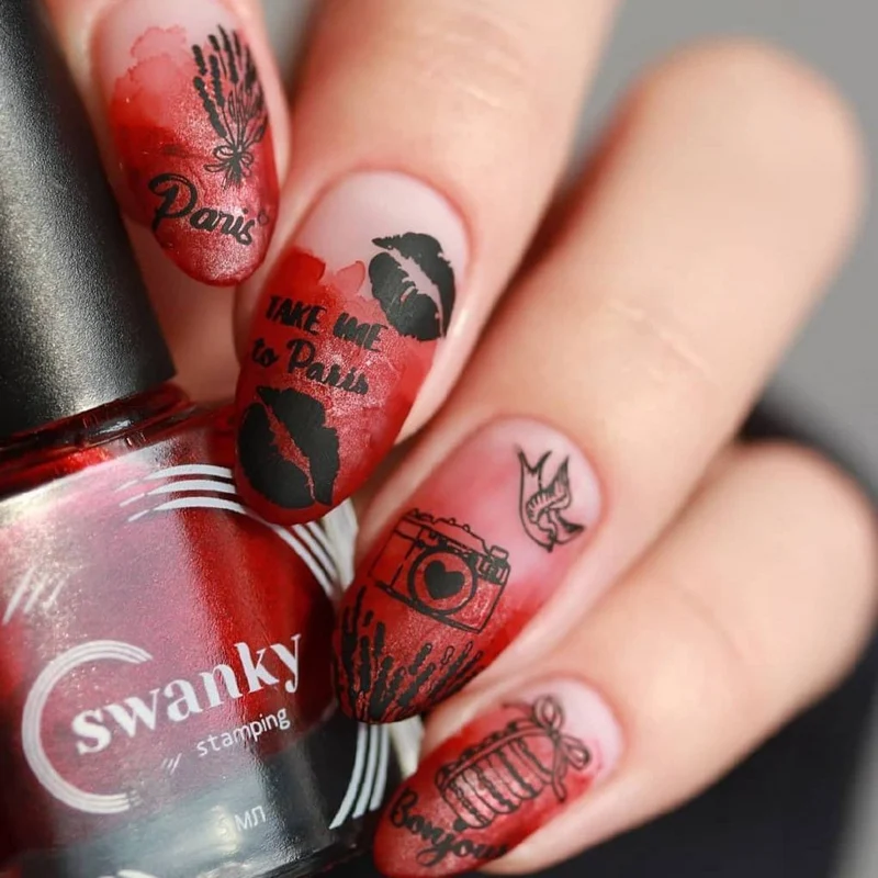 Swanky Stamping Parris nail stamping plates 081