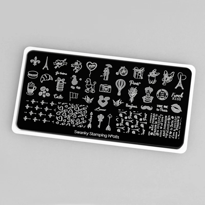 Swanky Stamping Parris nail stamping plates 081