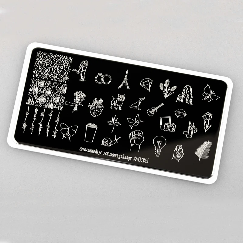 Swanky Stamping nail stamping plates 035