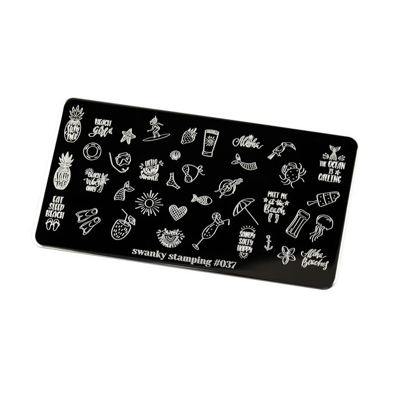 Swanky Stamping summer nail stamping plates 037