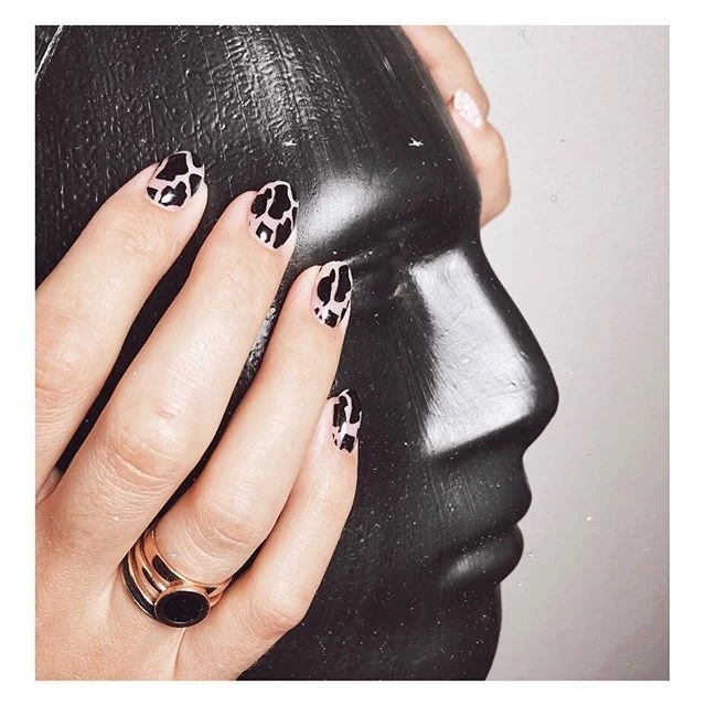 Swanky Stamping animal print nail stamping plates 021