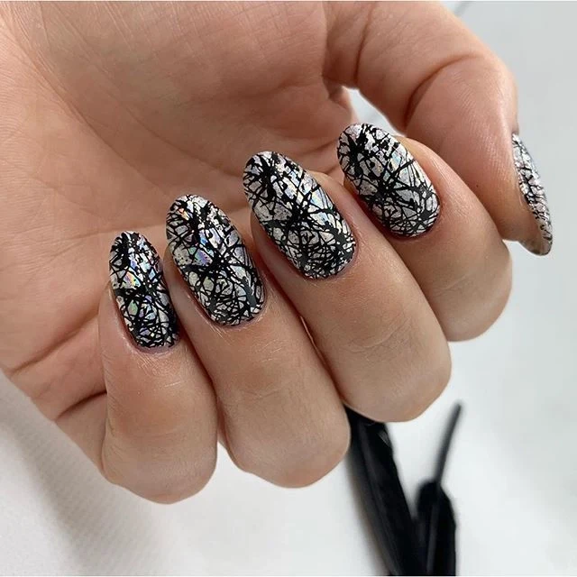 Swanky Stamping Abstract designs and flowers nail stamping plates 013