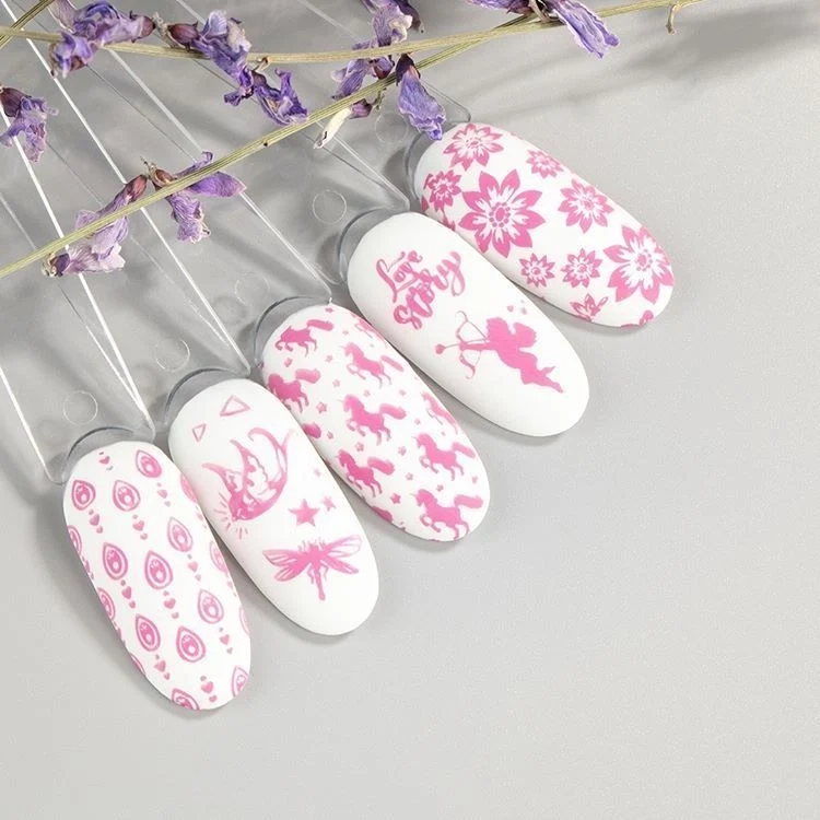Swanky Stamping polish, light pink S23