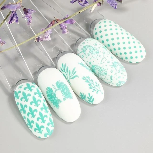 Swanky Stamping polish, turquoise S27