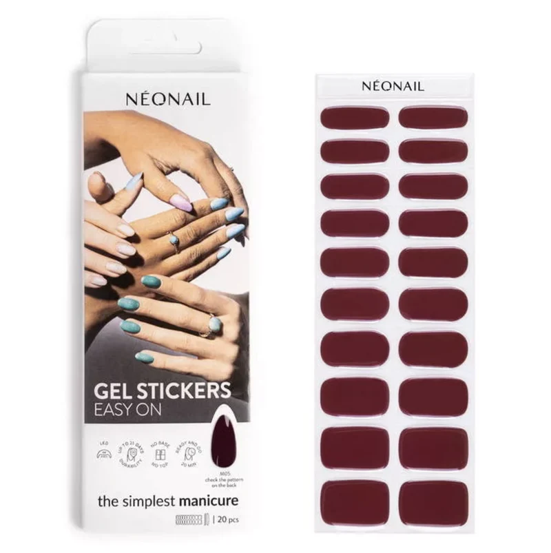 M05 - GEL STICKERS EASY ON (Gel Wraps) NEONAIL