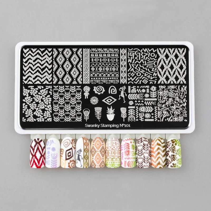 Swanky Stamping pattern nail stamping plates 101