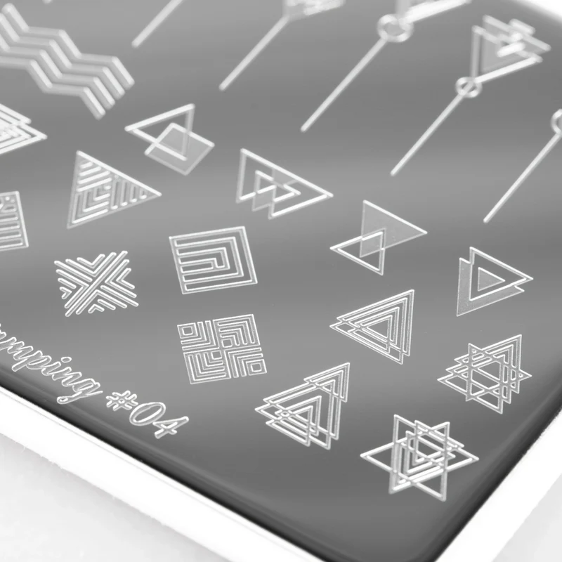Swanky Stamping geometric nail stamping plates 04