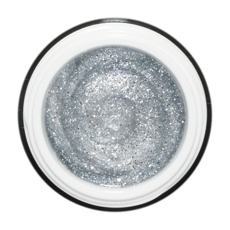 Farbgel von Mr. Stilett "Silver Glitter" 5ml