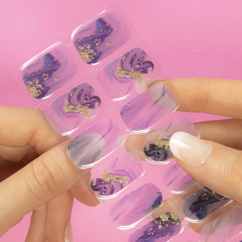 MARBLE CAKE - Gel Nail Strip (Gel Wraps) MoYou London