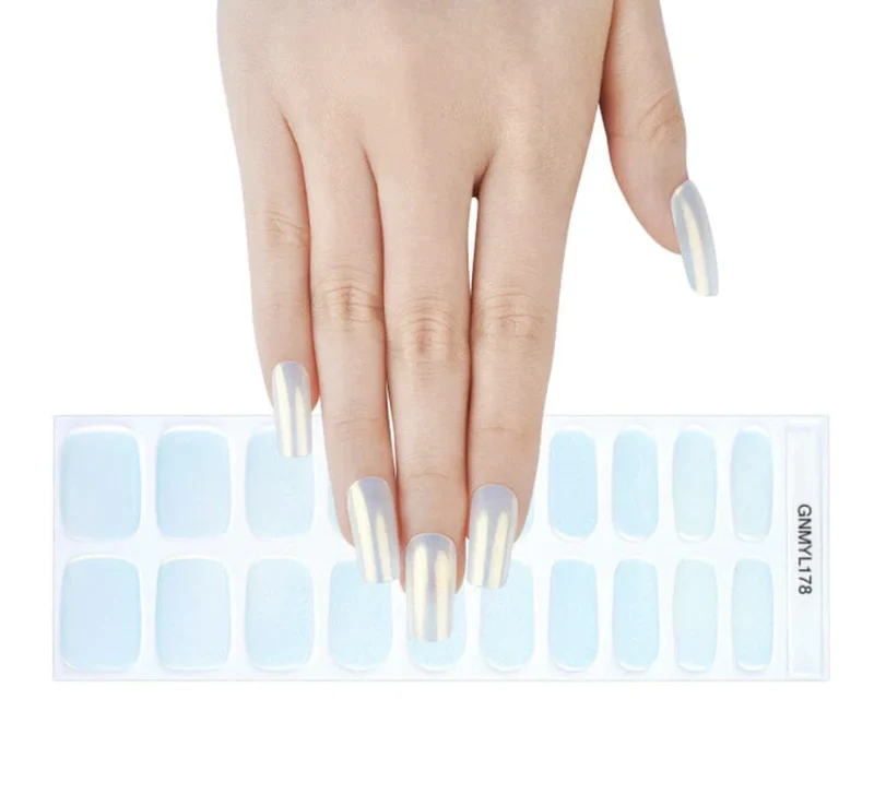 BLUE MOON - Gel Nail Strip (Gel Wraps) MoYou London