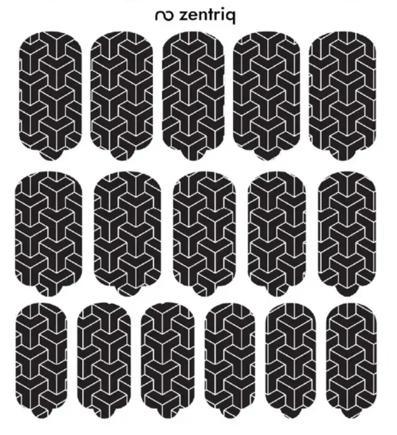Nagelfolie Zentriq - Nail Wraps by Provocative Nails
