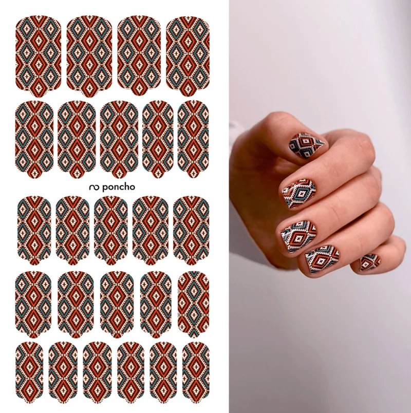 Nagelfolie Poncho - Nail Wraps by Provocative Nails