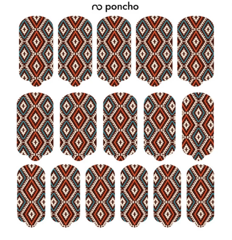 Nagelfolie Poncho - Nail Wraps by Provocative Nails