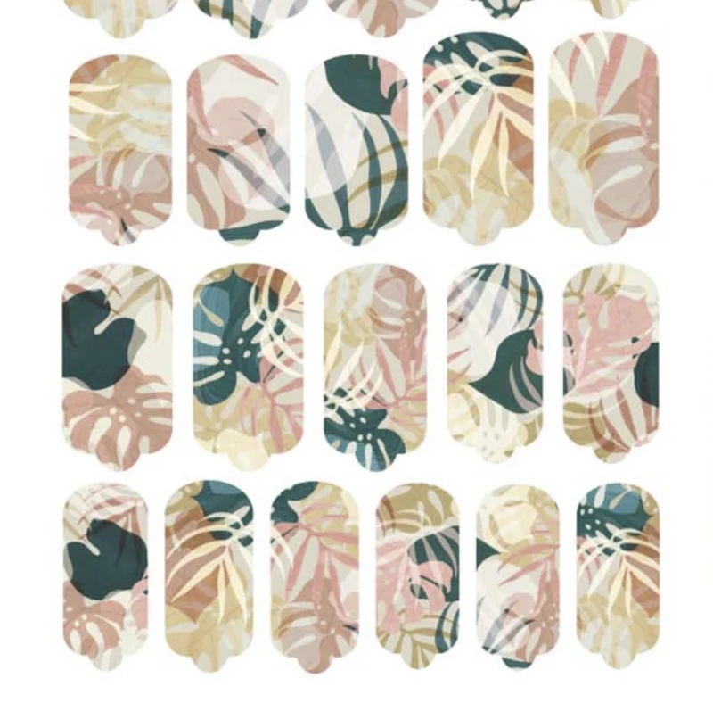 Nagelfolie Monstera - Nail Wraps by Provocative Nails