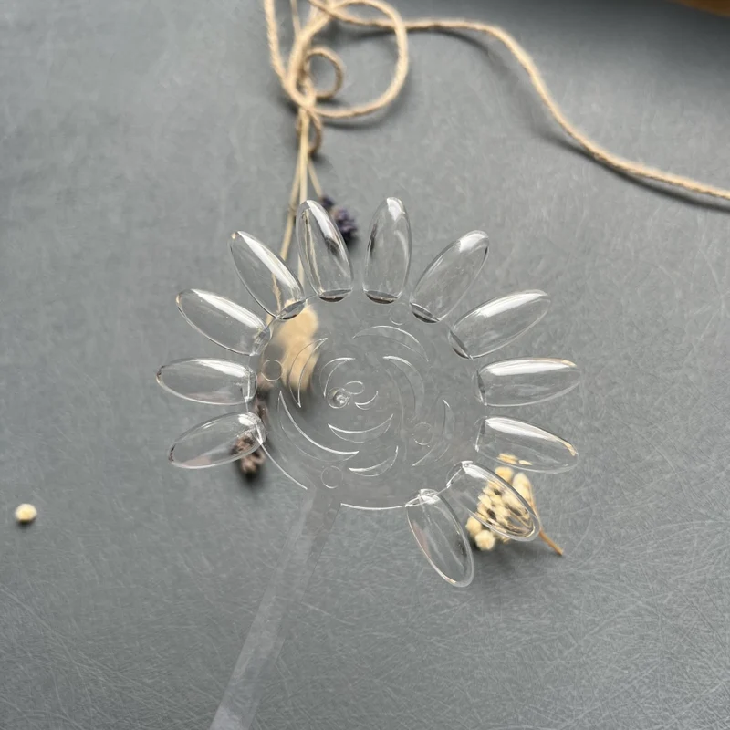 Präsentationsdisplay 'Blume' 12x1St. oder 12x10St. transparent