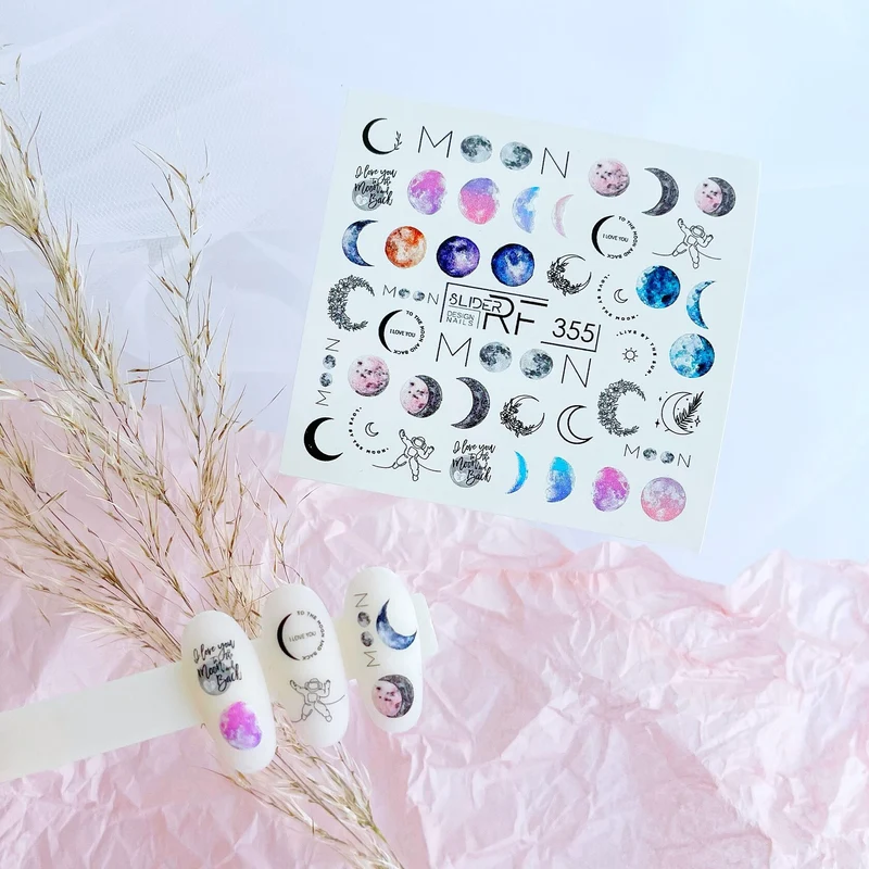 Slider.RF Moon nail decals / sliders 355