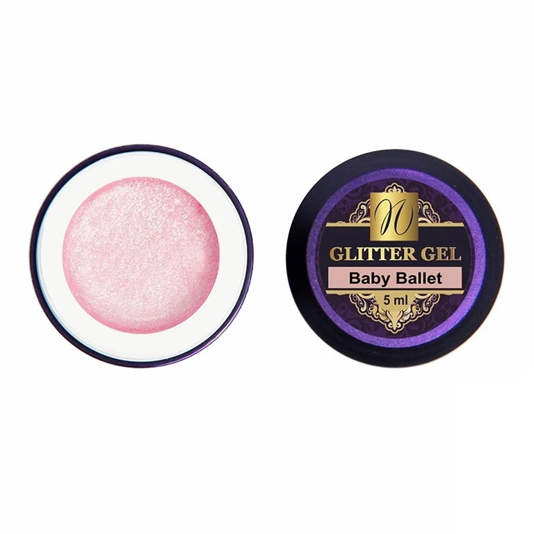 Glitter Gel "Baby Ballet" 5ml (TPO/HEMA-free)