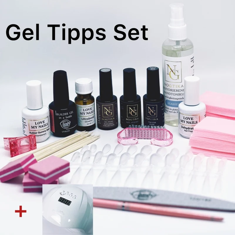 Spar-SET für Gel-Tips Technik mit oder ohne Lampe