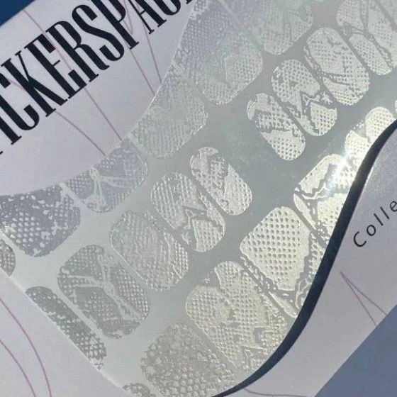 Silver - Nail Wraps StickerSpace