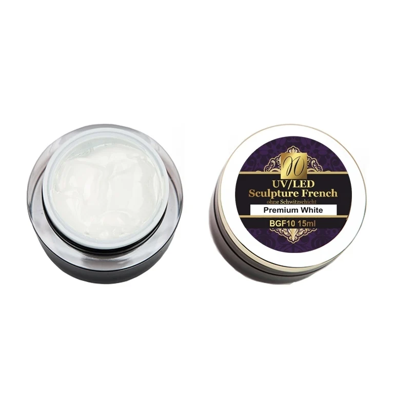 UV/LED Sculpture French Gel "Premium White" (ohne Schwitzschicht) 15ml