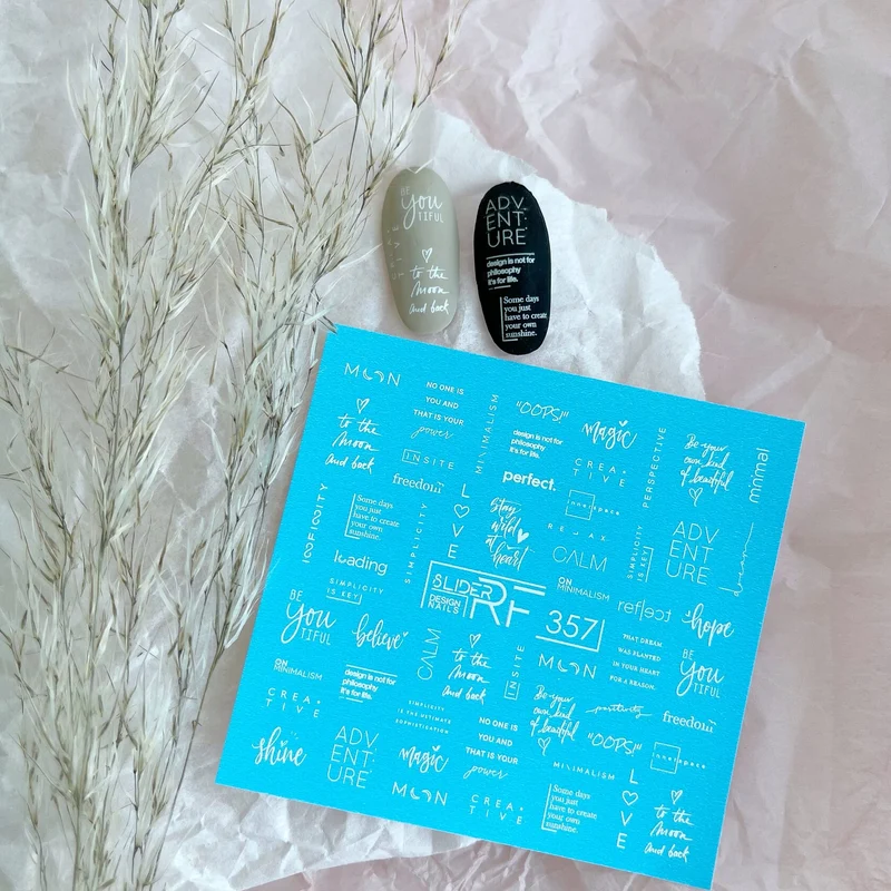 Slider.RF Words nail decals / sliders 357