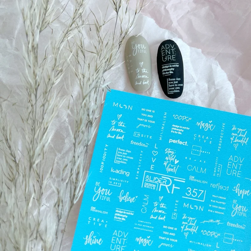 Slider.RF Words nail decals / sliders 357