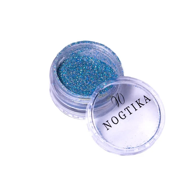 Glitterpuder Blau-Silber 731
