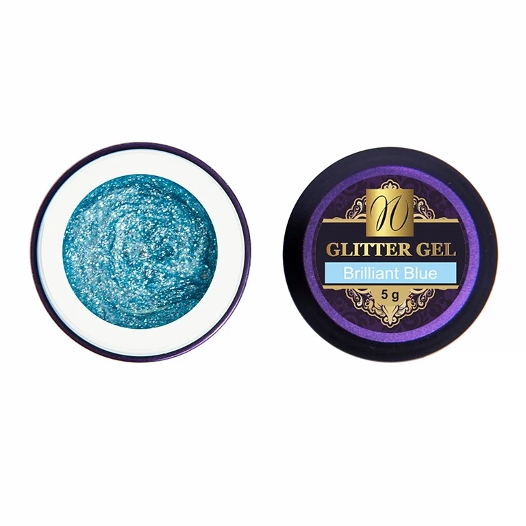 Glitter Gel "Brillant Blue" 5ml (TPO/HEMA-free)