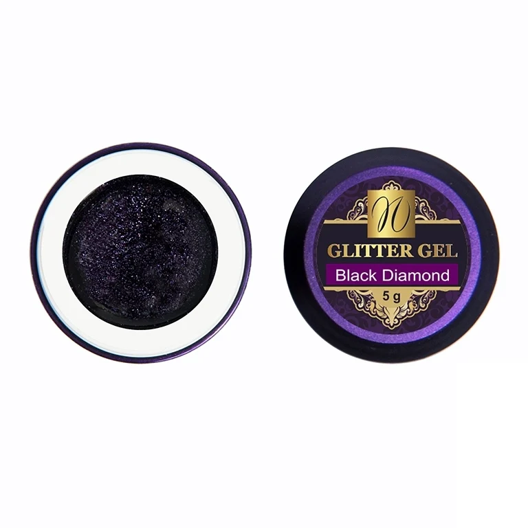 Glitter Gel "Black Diamond" 5ml (TPO-free)